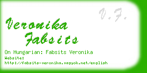 veronika fabsits business card